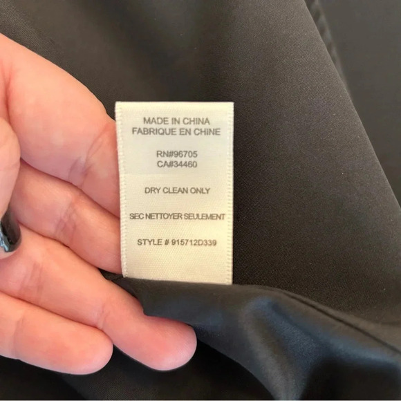 Rebecca Taylor Black Sleeveless V-Neck Dress Size 0 Concealed Zipper at Back - Picture 5 of 8